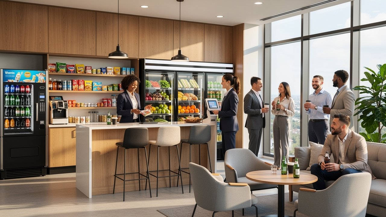 Smart vending machine supporting employee morale at an Atlanta workplace