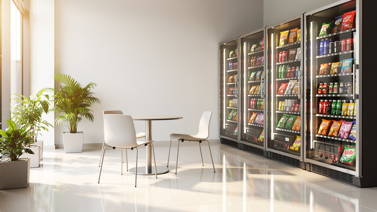 Local vending machine company providing no-cost machine placement