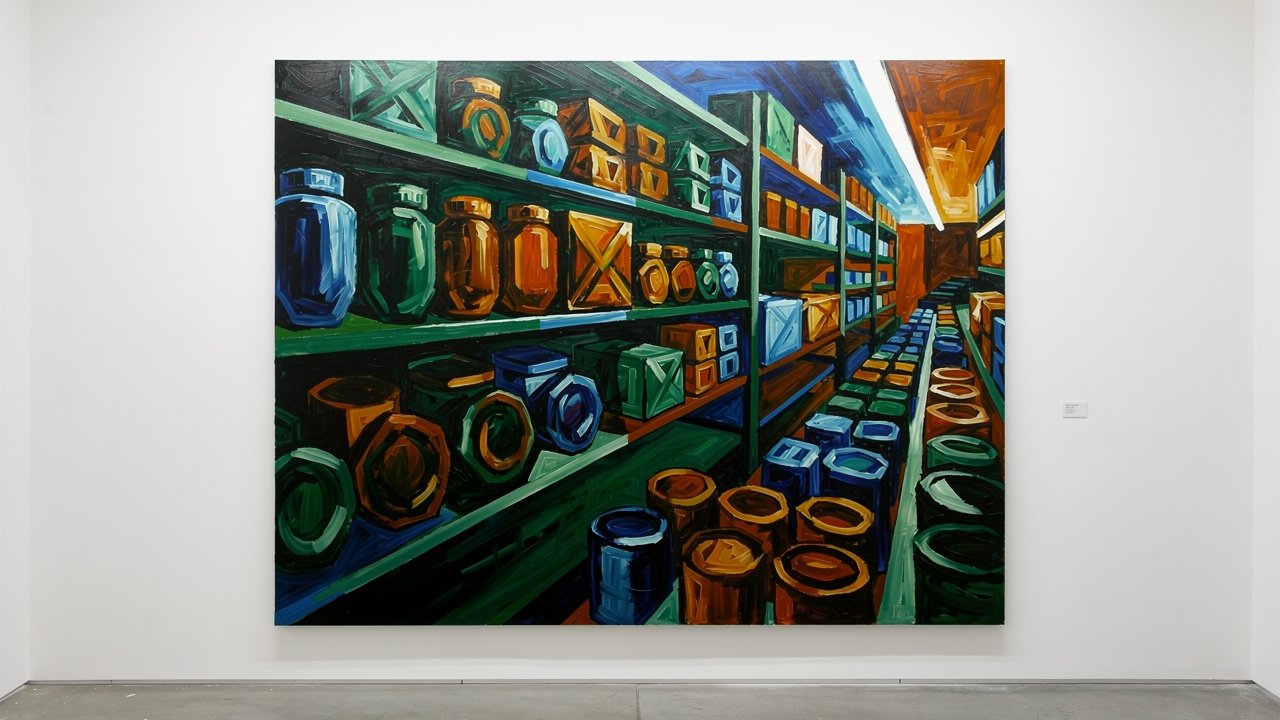 Vibrant abstract shapes symbolizing diverse vending service options