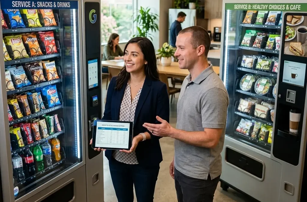 How to Choose the Best Vending Machine Service for Your Marietta Office (Compared)